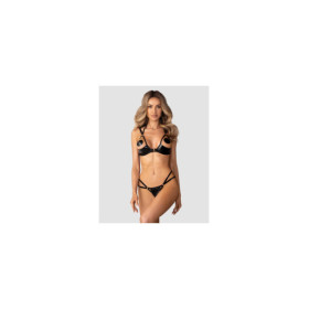 Keira Lise ensemble lingerie ouvert noir